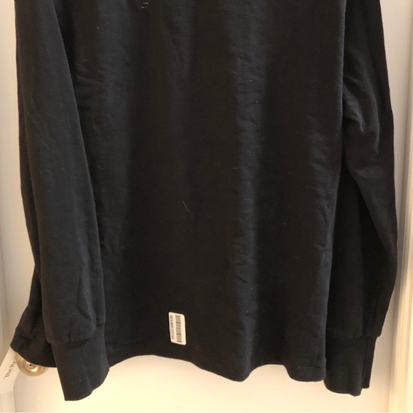 Aimé Leon Dore Black Mock Neck Long Sleeve Sweater Shirt, Size M - Picture 15 of 16